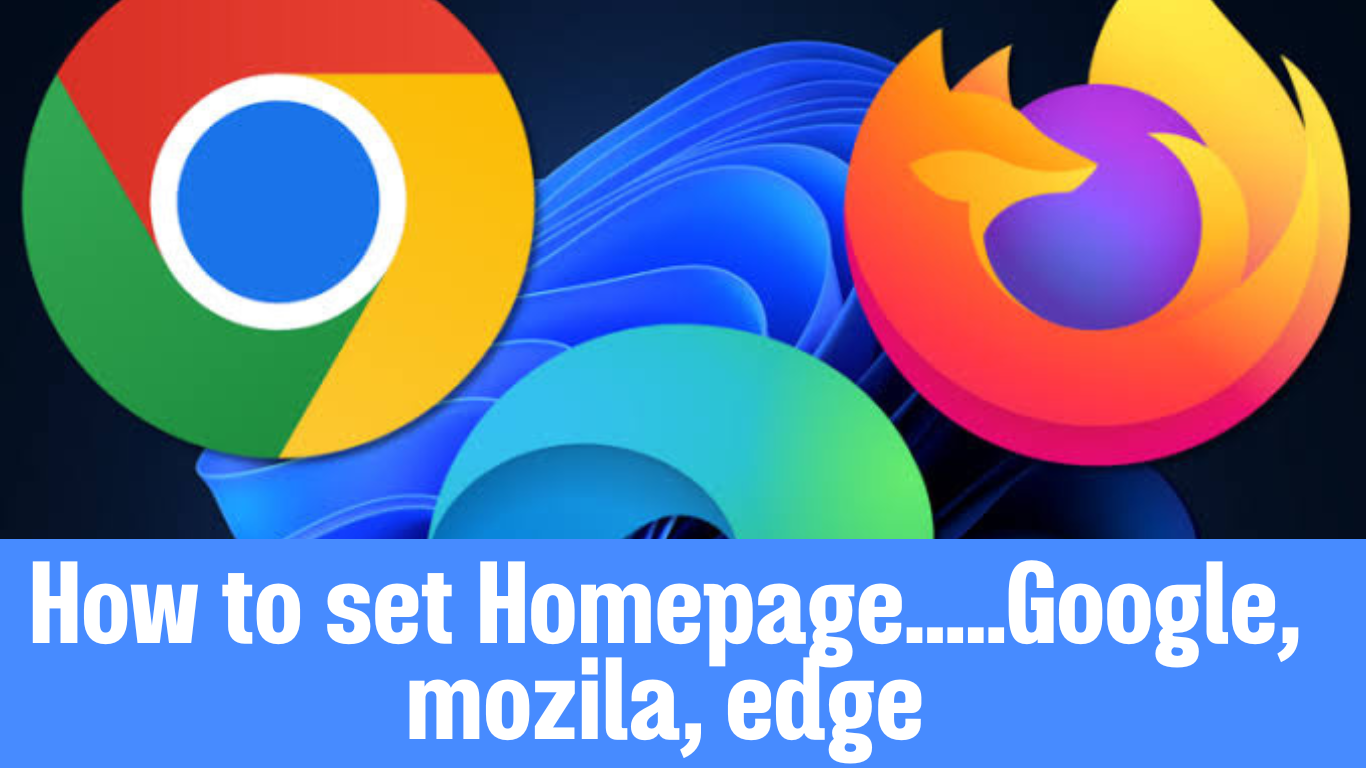 How to set homepage